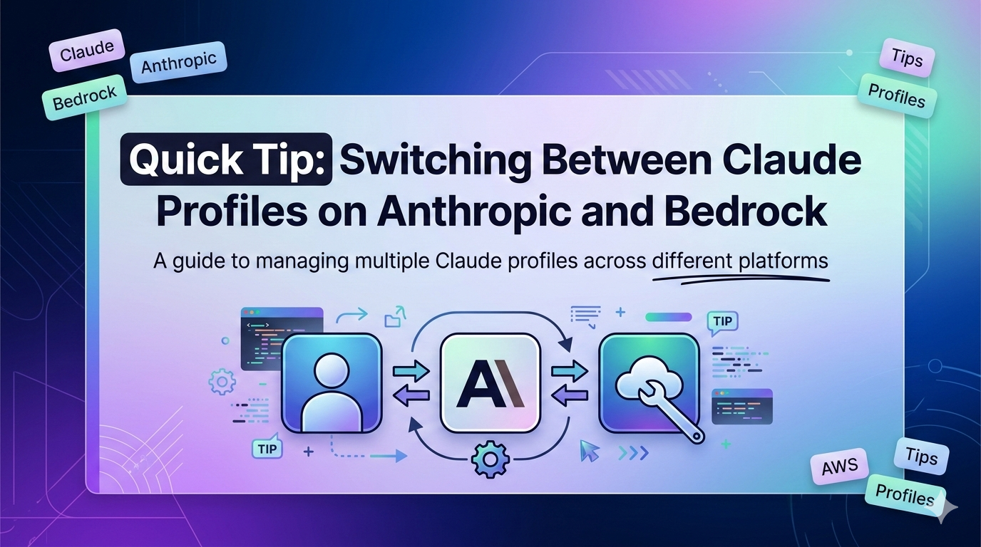 Switching between Claude profiles on Anthropic API and AWS Bedrock